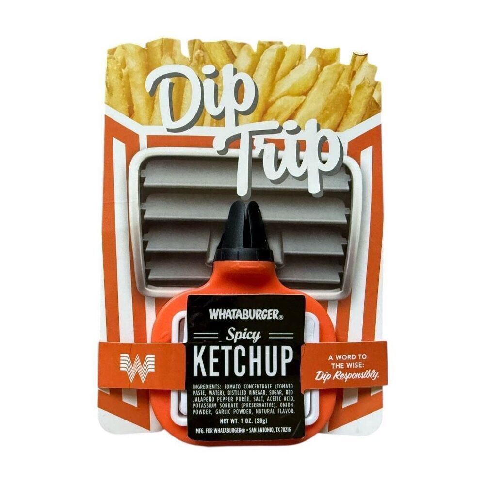 Brand New Whataburger Drip Trip Condiment Ketchup Car Vent Holder